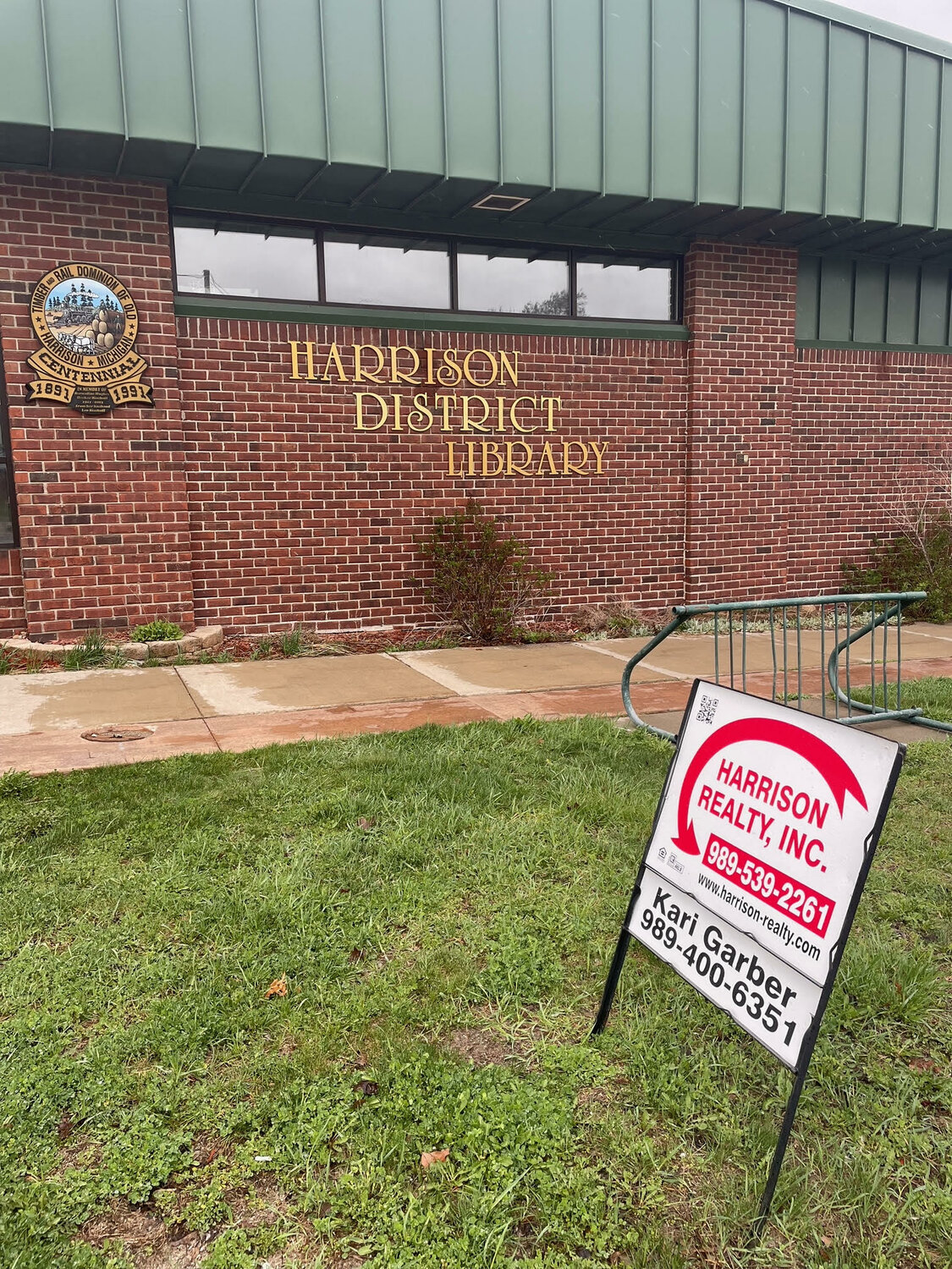 It’s official...the Harrison District Library’s building is on the market, and the new library site in the former Surrey House is nearly ready for occupancy.